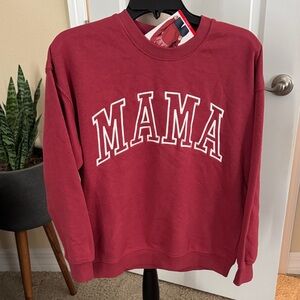 XS Red 'MAMA' Sweatshirt - Roll Tide